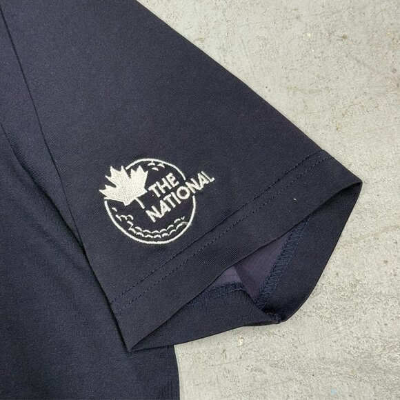 Glenmuir 1891 Short Sleeve Polo Shirt The National Golf Blue Medium - Picture 3 of 7